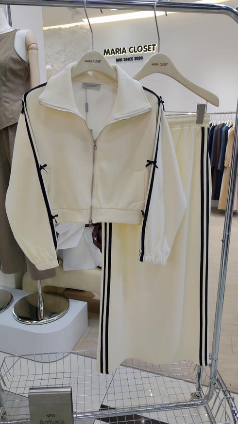 Winter Crop Jacket With Long Skirts